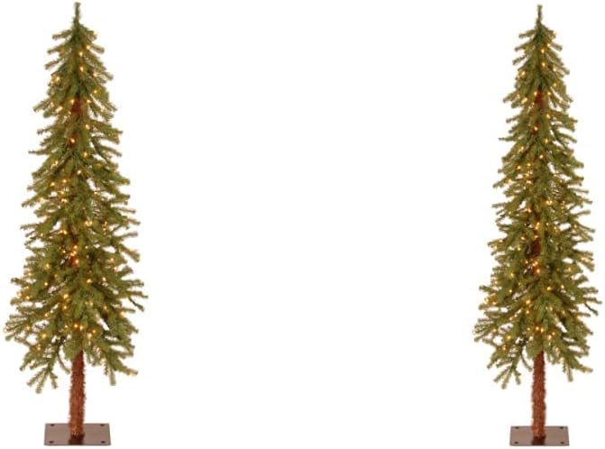 National Tree Company 4ft Pre-Lit Hickory Cedar Artificial Christmas Tree