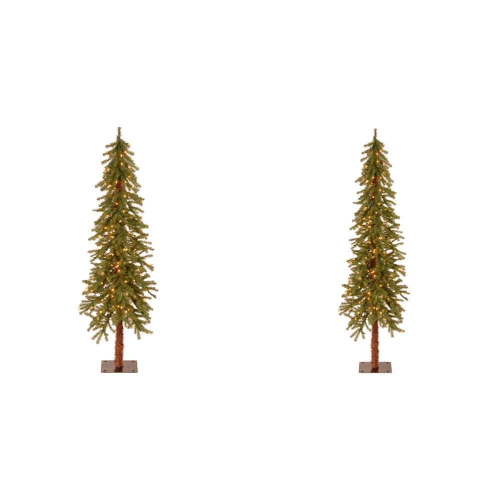 National Tree Company 4ft Pre-Lit Hickory Cedar Artificial Christmas Tree