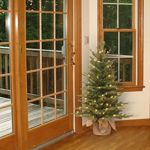 National Tree Company 3ft Pre-Lit Nordic Spruce Mini Christmas Tree