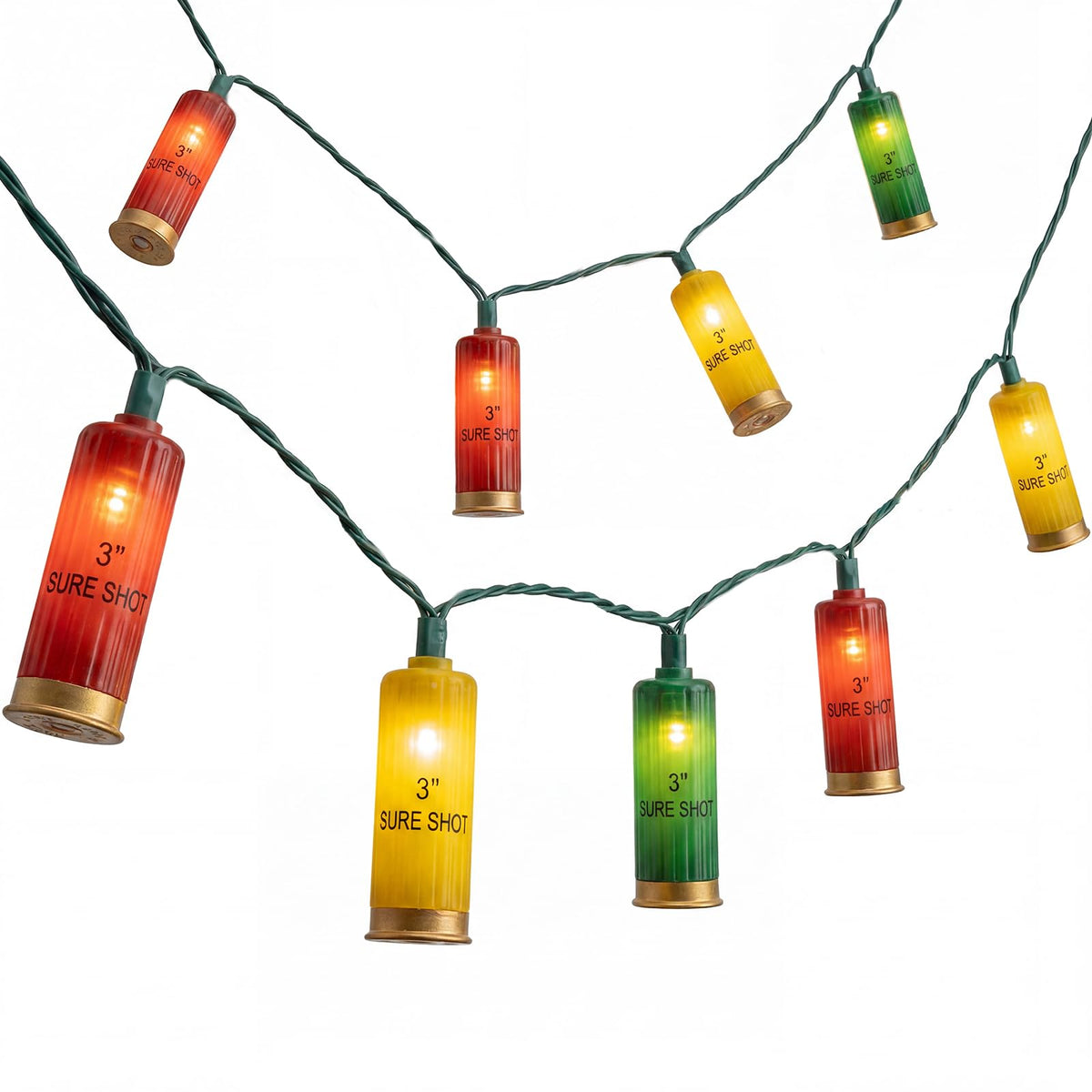Oviejo Thanksgiving Day Tricolor Maple Leaf String Light with 10 LED Bulbs, 8.5Ft Plug in Multi-Color Fall Lights for Autumn Thanksgiving Day Halloween Christmas Home Decor, Black Wire