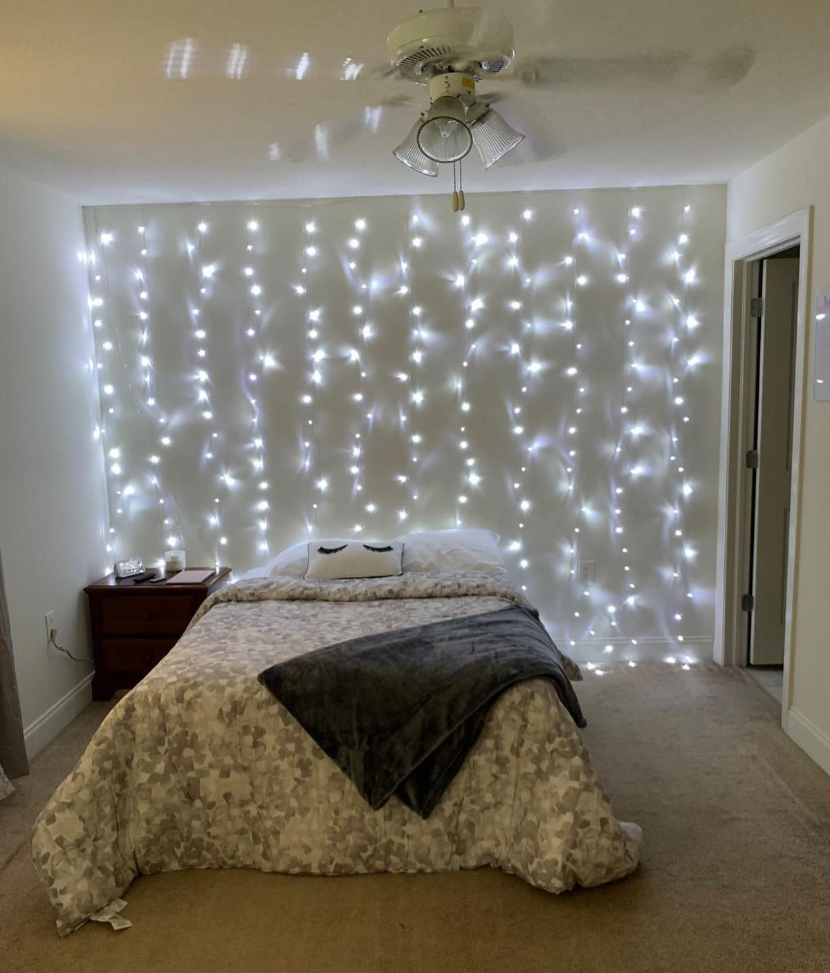 Lepro Lighting Ever 306 LED Curtain Lights Cool White, Hanging Fairy Lights
