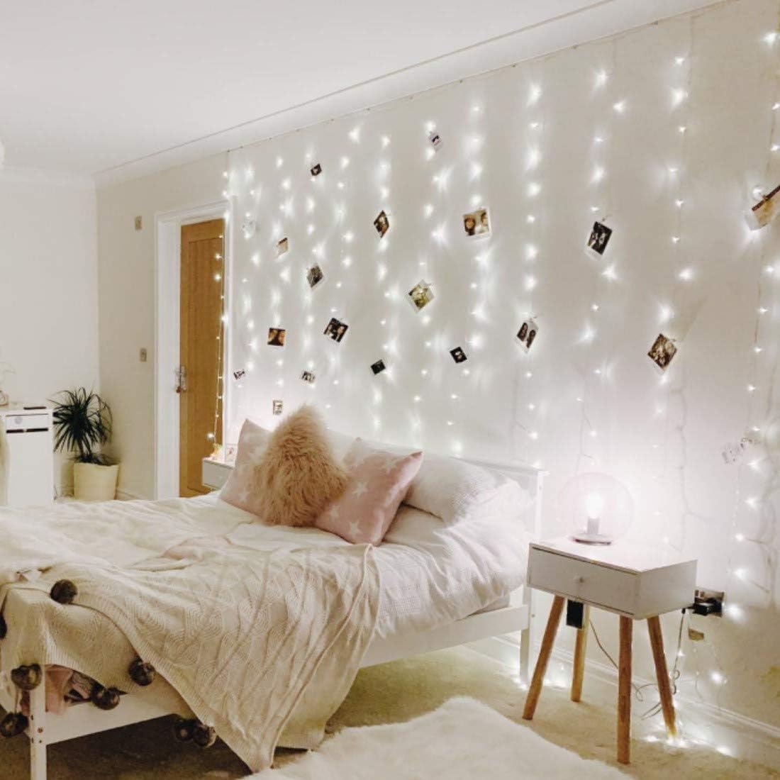 Lepro Lighting Ever 306 LED Curtain Lights Cool White, Hanging Fairy Lights