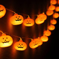 Runleo Halloween Decorations Pumpkin String Lights Battery Operated
