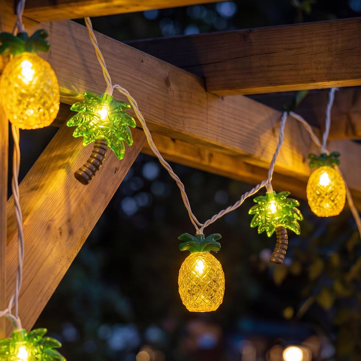 Oviejo Thanksgiving Day Tricolor Maple Leaf String Light with 10 LED Bulbs, 8.5Ft Plug in Multi-Color Fall Lights for Autumn Thanksgiving Day Halloween Christmas Home Decor, Black Wire