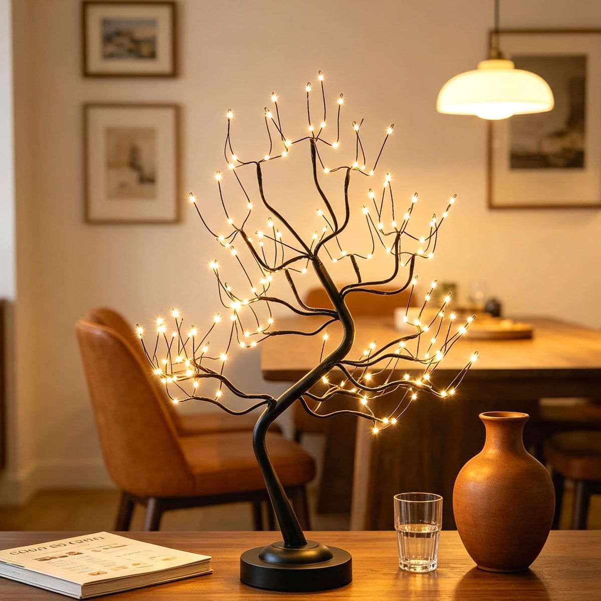 FUCHSUN 108 LED Tabletop Tree Lights, Lighted Artificial Twinkle Tree Lamp