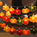 LOLStar Fall Decor, Fall String Lights, 9.8FT 20LED Thanksgiving Lights