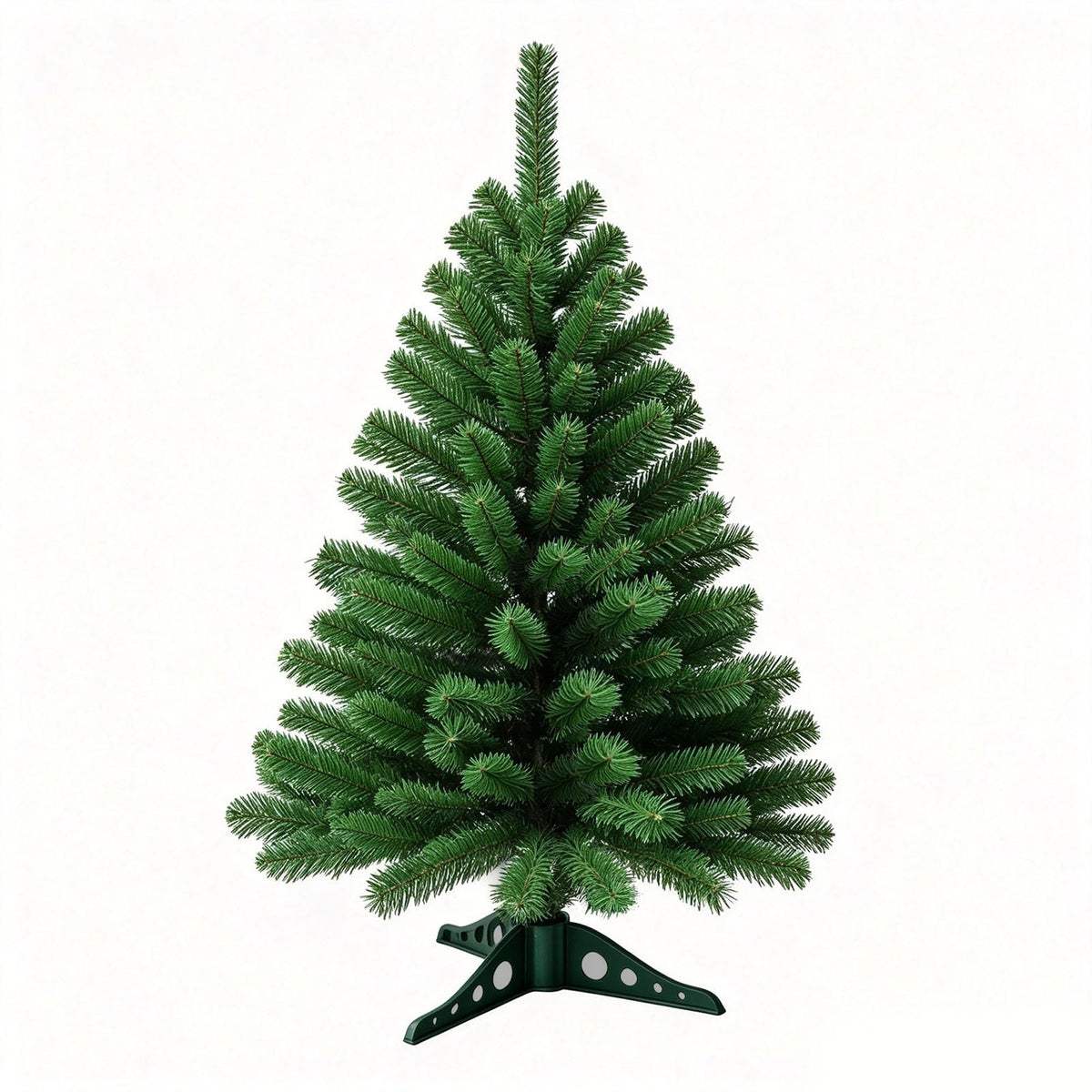 3FT Small Christmas Tree – Premium Mini Xmas Artificial Trees for Home, Tabletop, Office, Apartment, Indoor Holiday Decorations, Easy-Assembly Metal Hinges & Foldable Base (Dark Green)