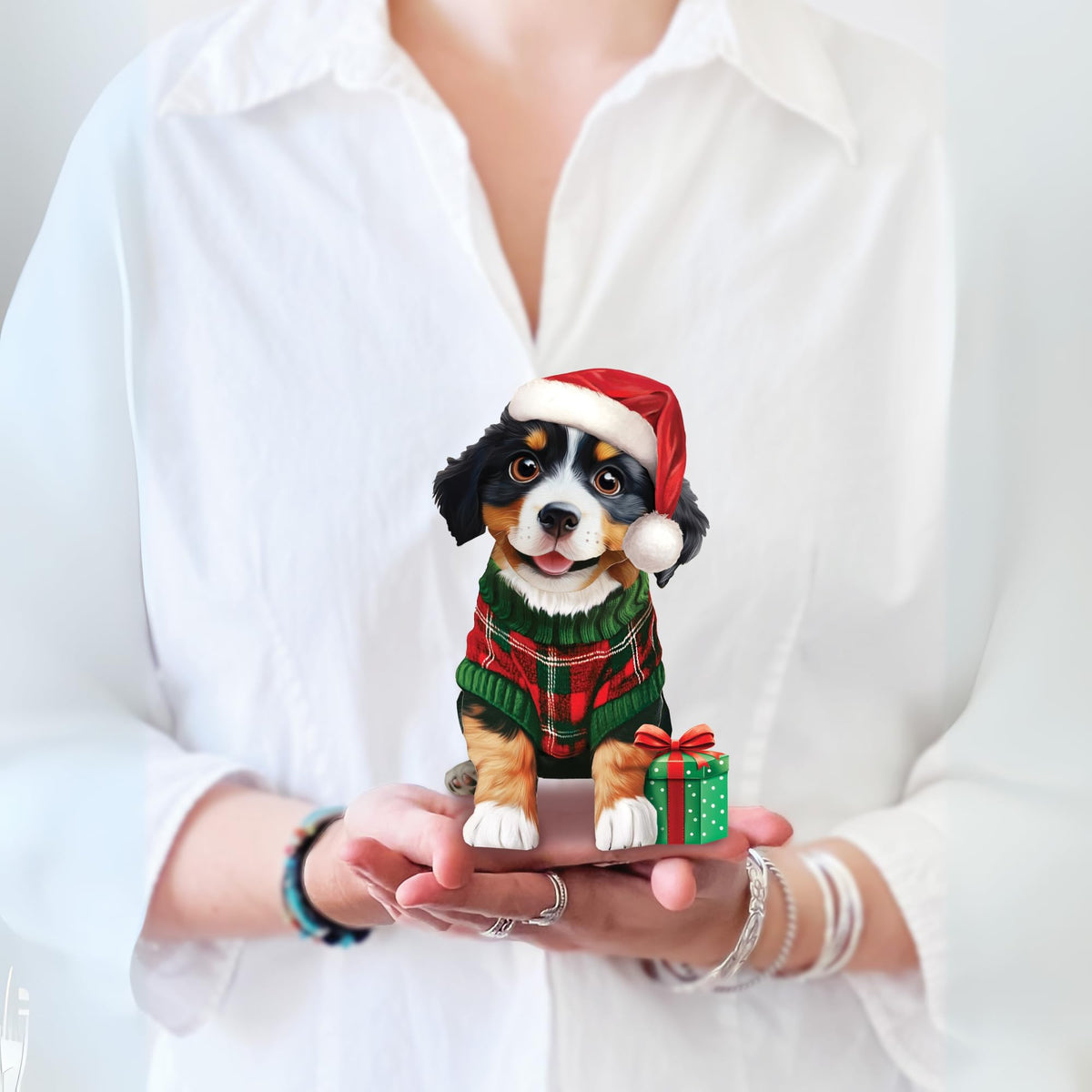 Freshcut Paper Pop Up Christmas Cards, Christmas Tree, 15 Inch Life Sized 3D Popup Greeting Card, Holiday Card, Thank You Gifts, Blank Notecard & Envelope