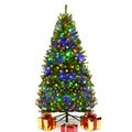 COSTWAY 4 FT Pre-lit Christmas Tree, Artificial Holiday Xmas Tree