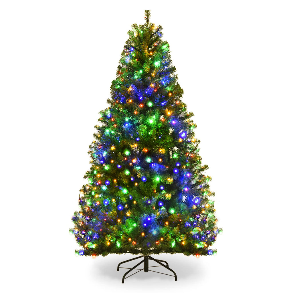COSTWAY 4 FT Pre-lit Christmas Tree, Artificial Holiday Xmas Tree