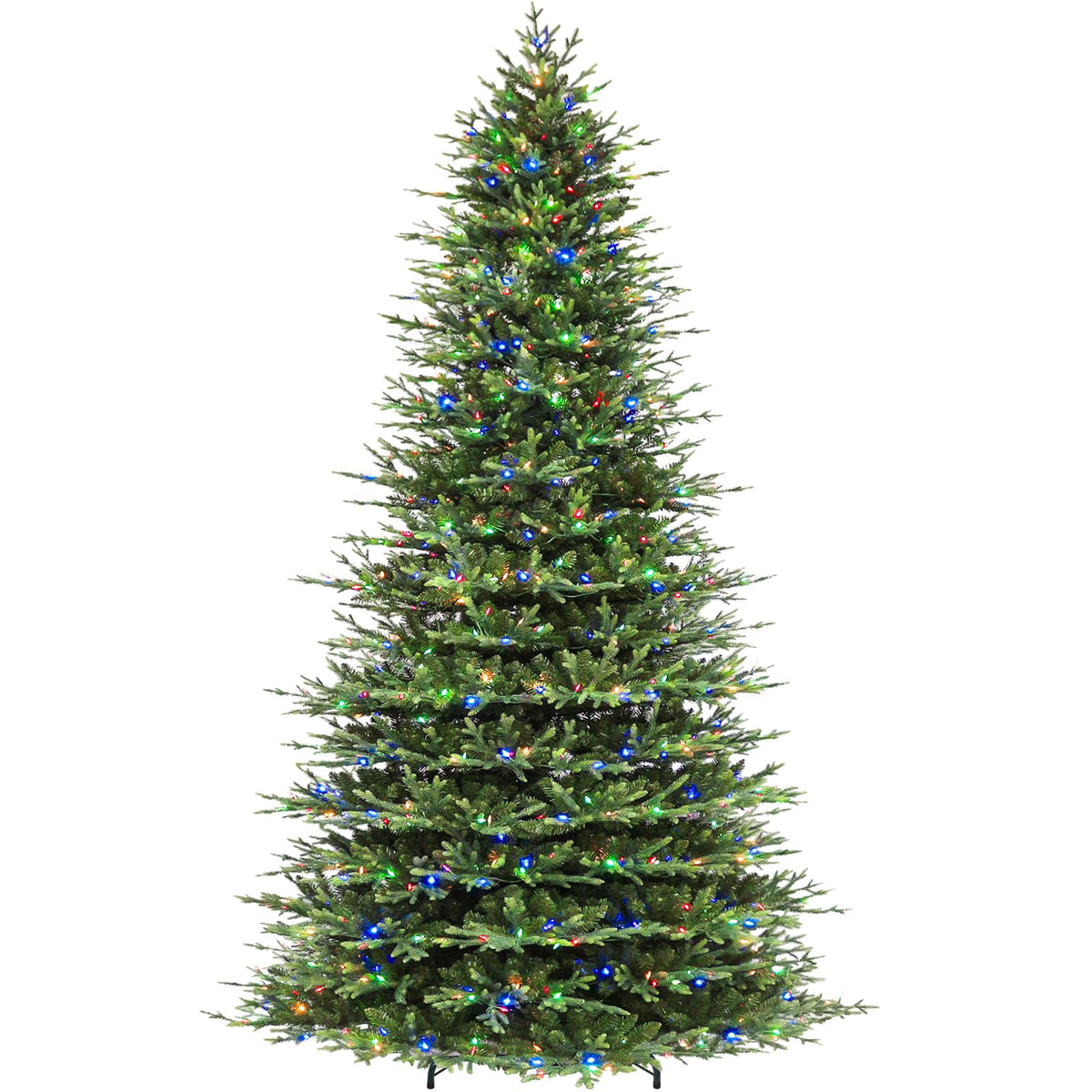 Hykolity 7.5 ft Prelit Christmas Tree with Realistic PE Foliage