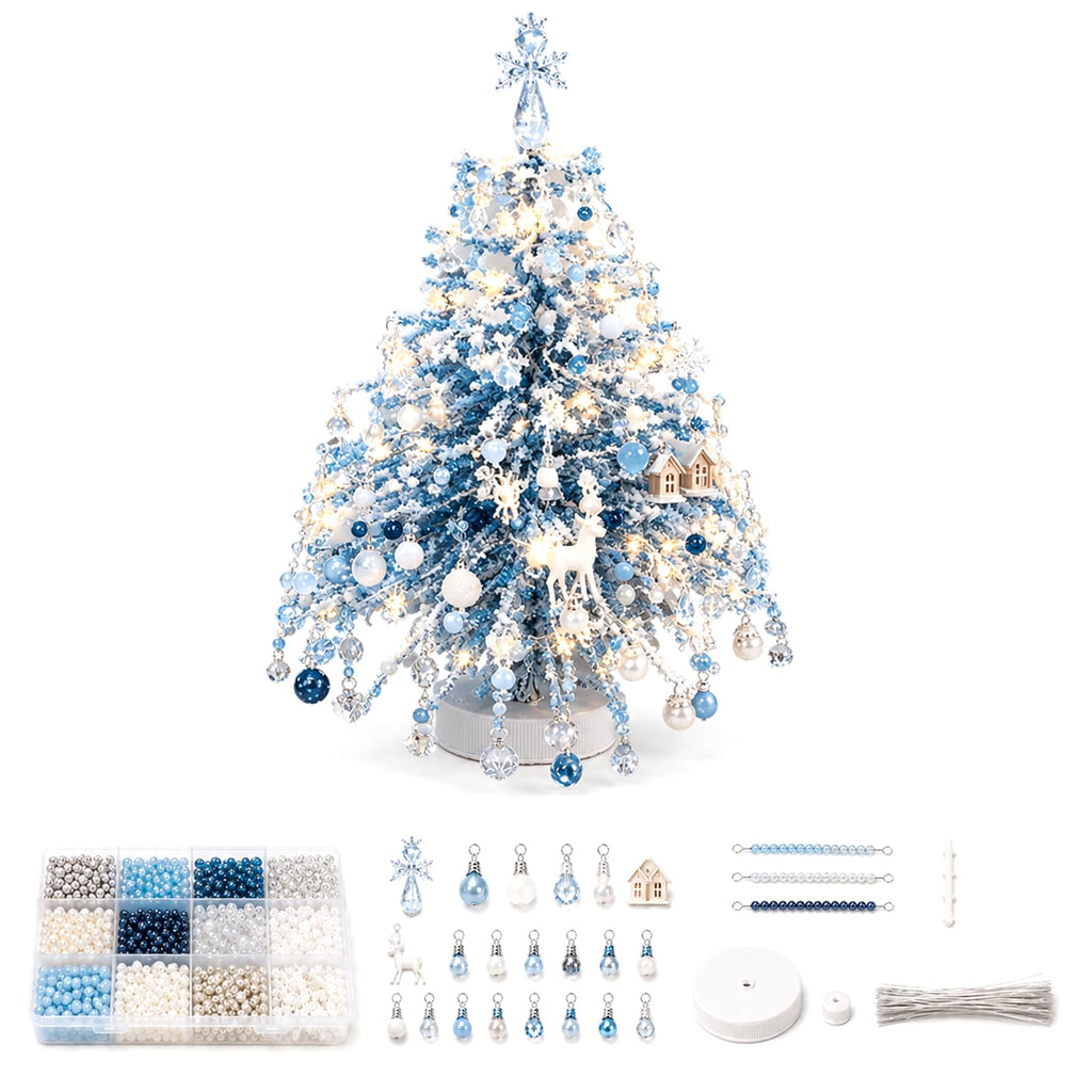 DIY Beaded Christmas Tree Kit for Adults (All Styles - 5Pcs)