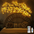 Enchanted Willow Vine Lights for Wall,Willow Vine Tree Branch Lights Decoration Gift,with 72 LED Light and Remote,8 Lighting Modes,for Bedroom Wall Doors Windows Wedding Christmas (63inch)