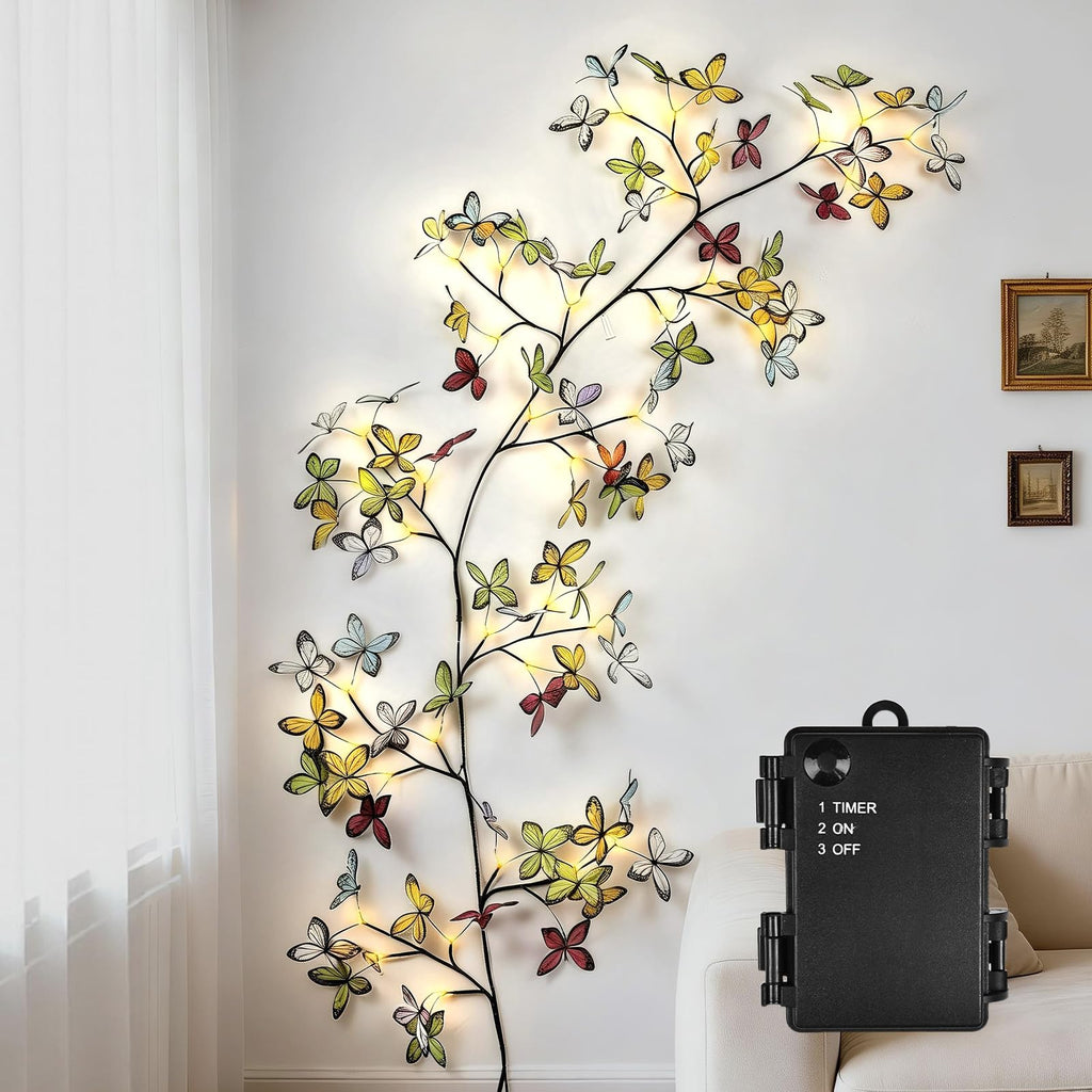 Bexdir Enchanted Willow Vine Lights 9.3ft 160LED, Lighted Branches for Wall