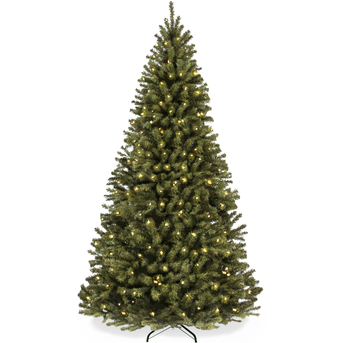 Best Choice Products 6ft Artificial Christmas Tree with LED Twinkling Lights, Pre-Lit Spruce Realistic Holiday Xmas Décor, 250 Lights, 798 Tips