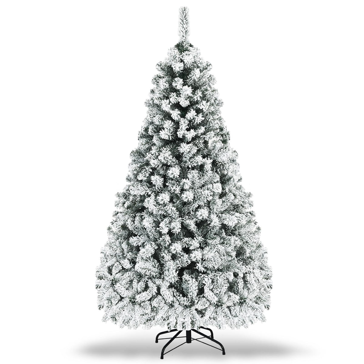 COSTWAY 4 FT Pre-lit Christmas Tree, Artificial Holiday Xmas Tree