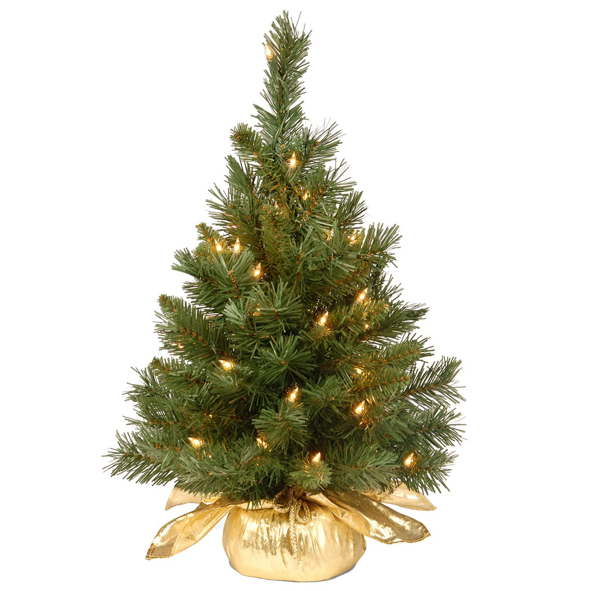National Tree Company 24in Pre-Lit Majestic Fir Mini Christmas Tree