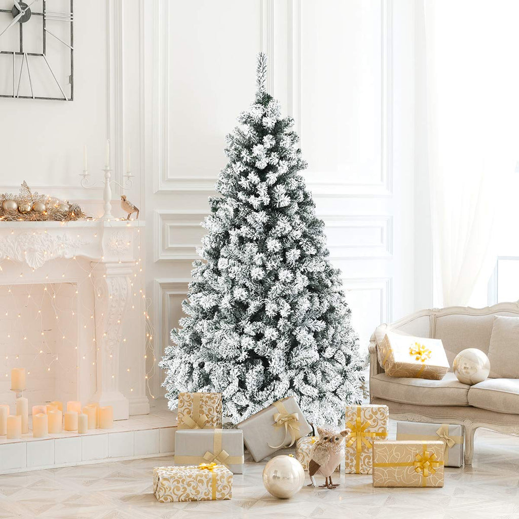 COSTWAY 4 FT Pre-lit Christmas Tree, Artificial Holiday Xmas Tree
