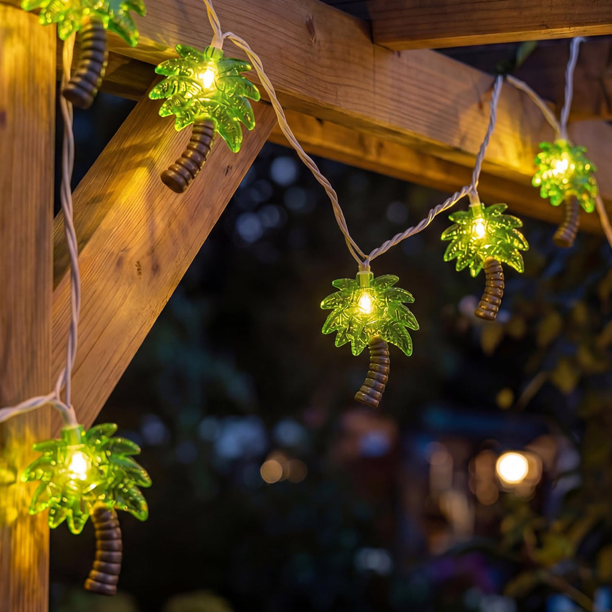 Oviejo Thanksgiving Day Tricolor Maple Leaf String Light with 10 LED Bulbs, 8.5Ft Plug in Multi-Color Fall Lights for Autumn Thanksgiving Day Halloween Christmas Home Decor, Black Wire