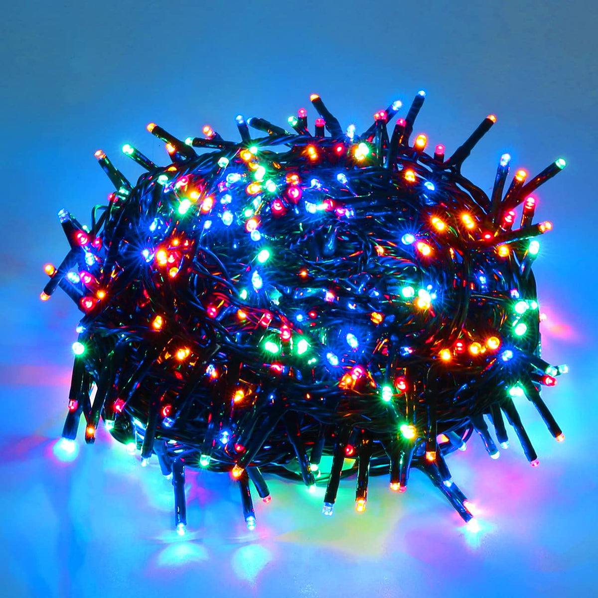 AWQ 500LED 49ft Christmas Cluster Lights String Light Decoration Warm White