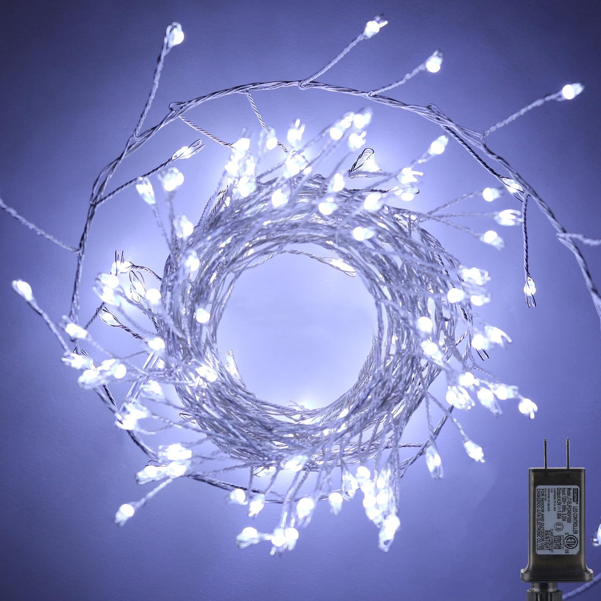 Minetom Fairy Lights Plug in, String Lights for Christmas Tree Decoration