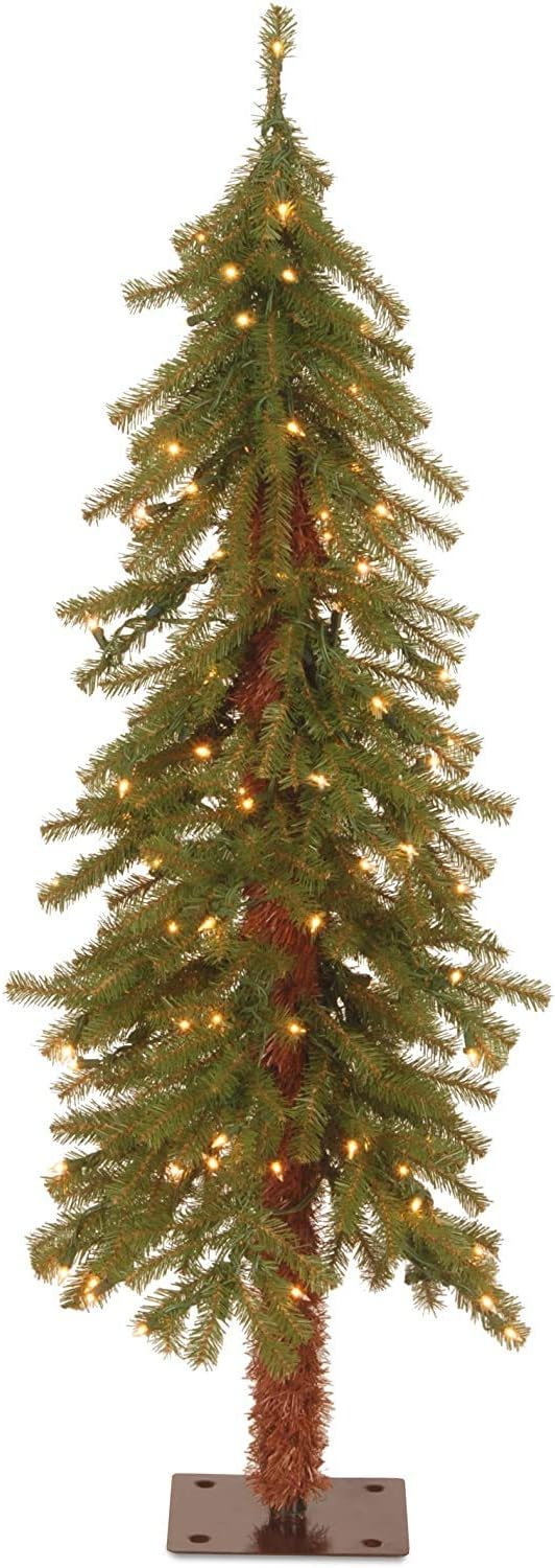 National Tree Company 4ft Pre-Lit Hickory Cedar Artificial Christmas Tree
