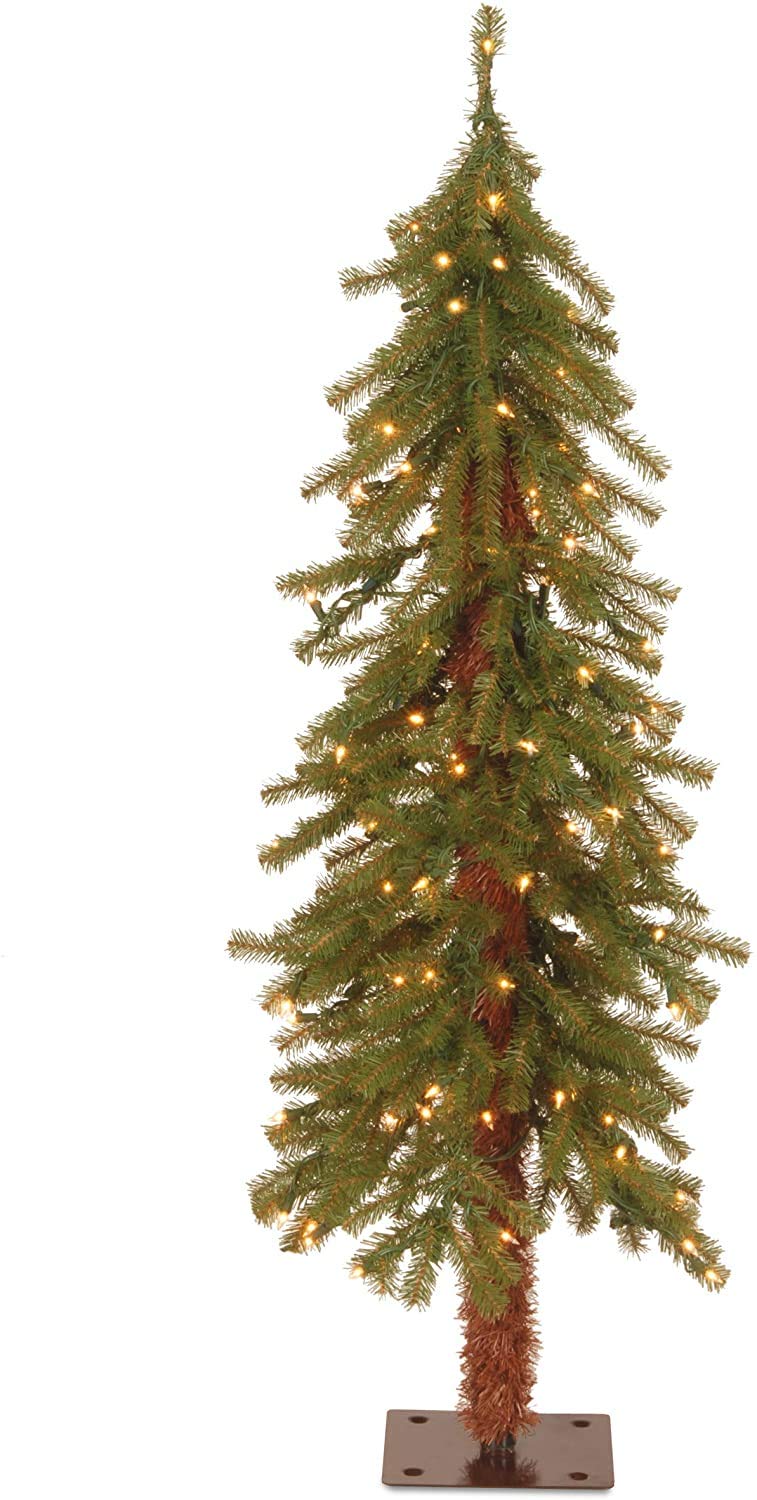 National Tree Company 4ft Pre-Lit Hickory Cedar Artificial Christmas Tree