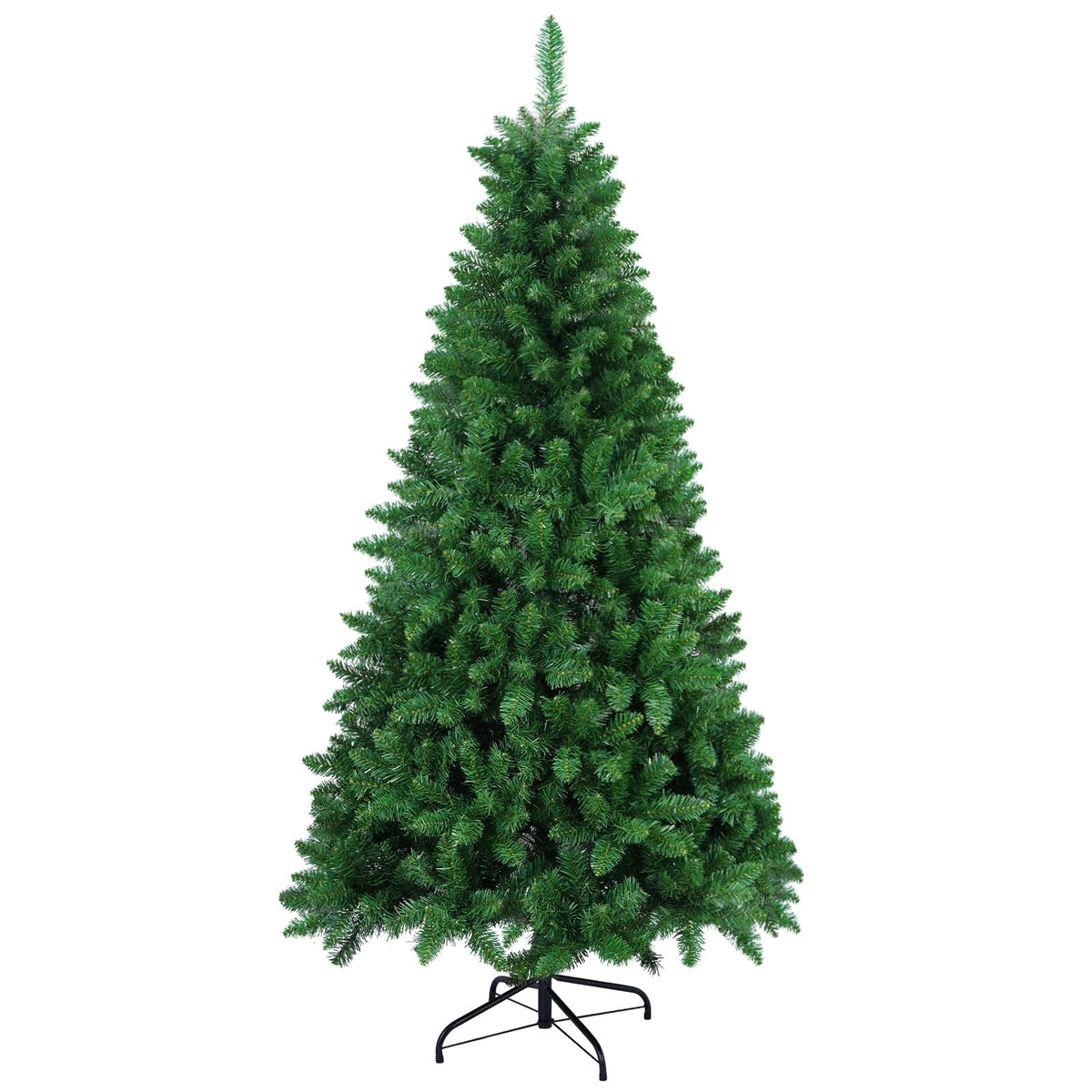 3ft Artificial Christmas Tree, Mini Xmas Pine Tree with 4-Leg Stable Plastic Base, Small Tabletop Christmas Tree for Home Office Holiday Party Indoor Decoration