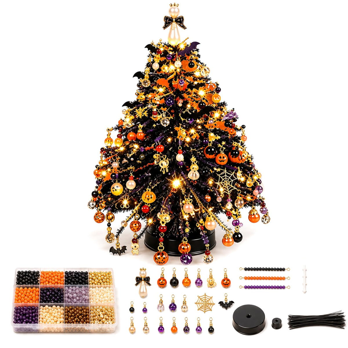DIY Beaded Christmas Tree Kit for Adults (All Styles - 5Pcs)