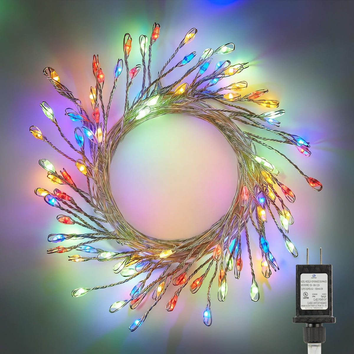 Minetom Fairy Lights Plug in, String Lights for Christmas Tree Decoration