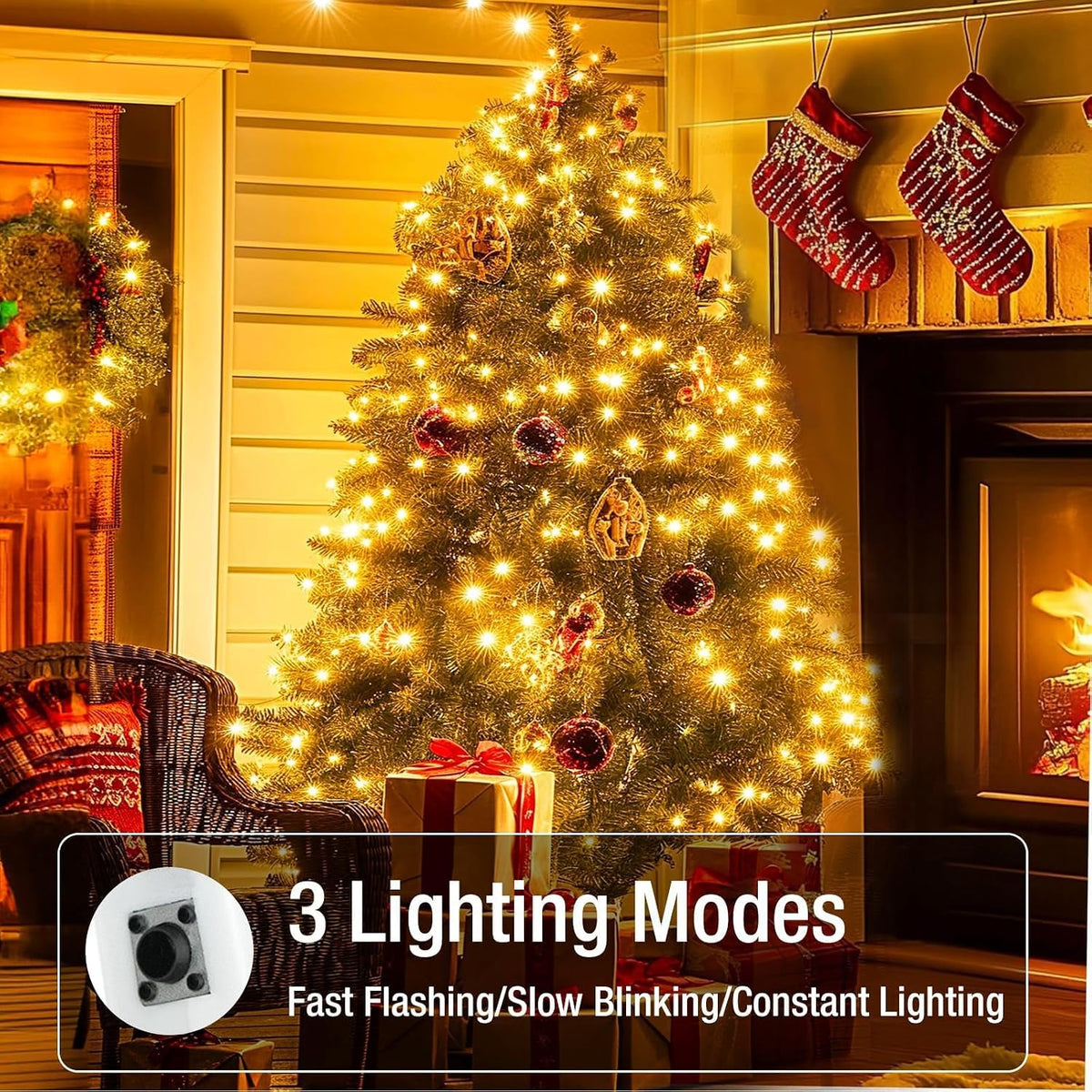 6 Pack Fairy Lights Battery Operated - 7ft 20 Led Twinkle lights 3 Modes, Bulk Mini String Lights Waterproof for Mason Jars Vases DIY Party Table Centerpieces Christmas Decoration -Warm White