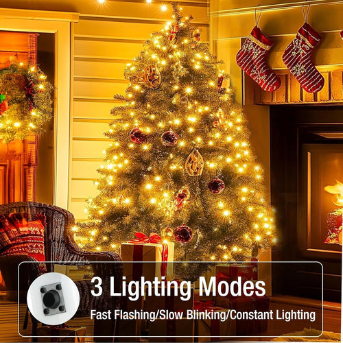 6 Pack Fairy Lights Battery Operated - 7ft 20 Led Twinkle lights 3 Modes, Bulk Mini String Lights Waterproof for Mason Jars Vases DIY Party Table Centerpieces Christmas Decoration -Warm White