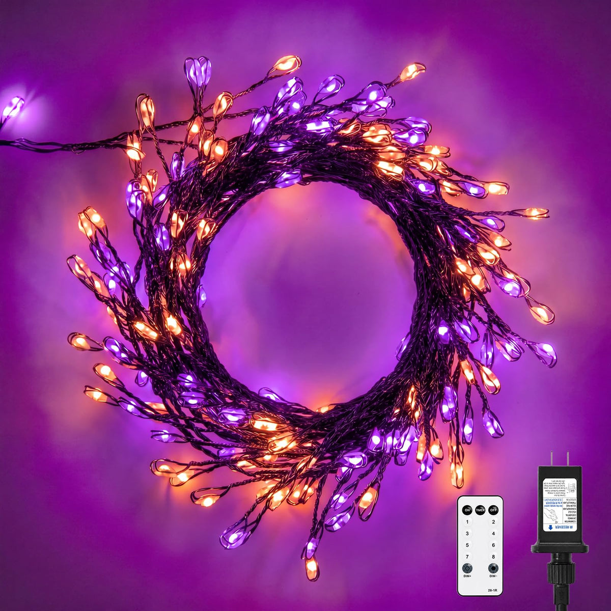 Minetom Fairy Lights Plug in, String Lights for Christmas Tree Decoration