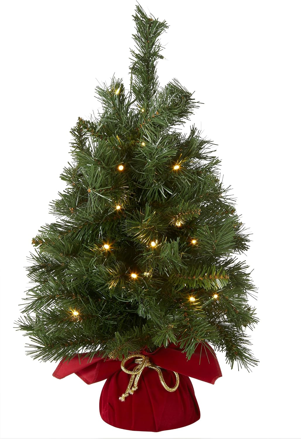 National Tree Company 24in Pre-Lit Majestic Fir Mini Christmas Tree