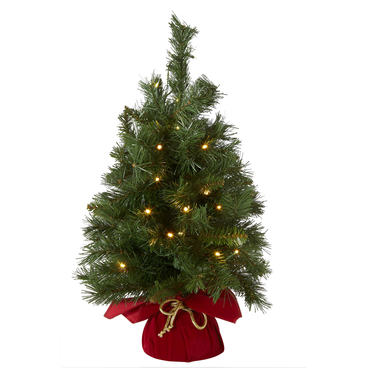 National Tree Company 24in Pre-Lit Majestic Fir Mini Christmas Tree