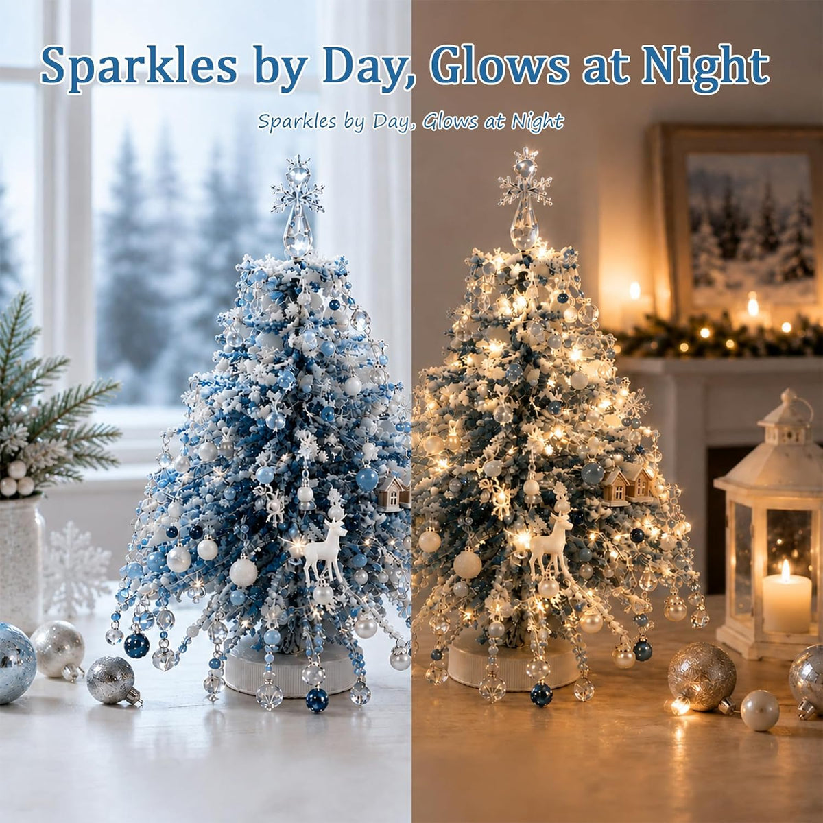 DIY Beaded Christmas Tree Kit for Adults (All Styles - 5Pcs)