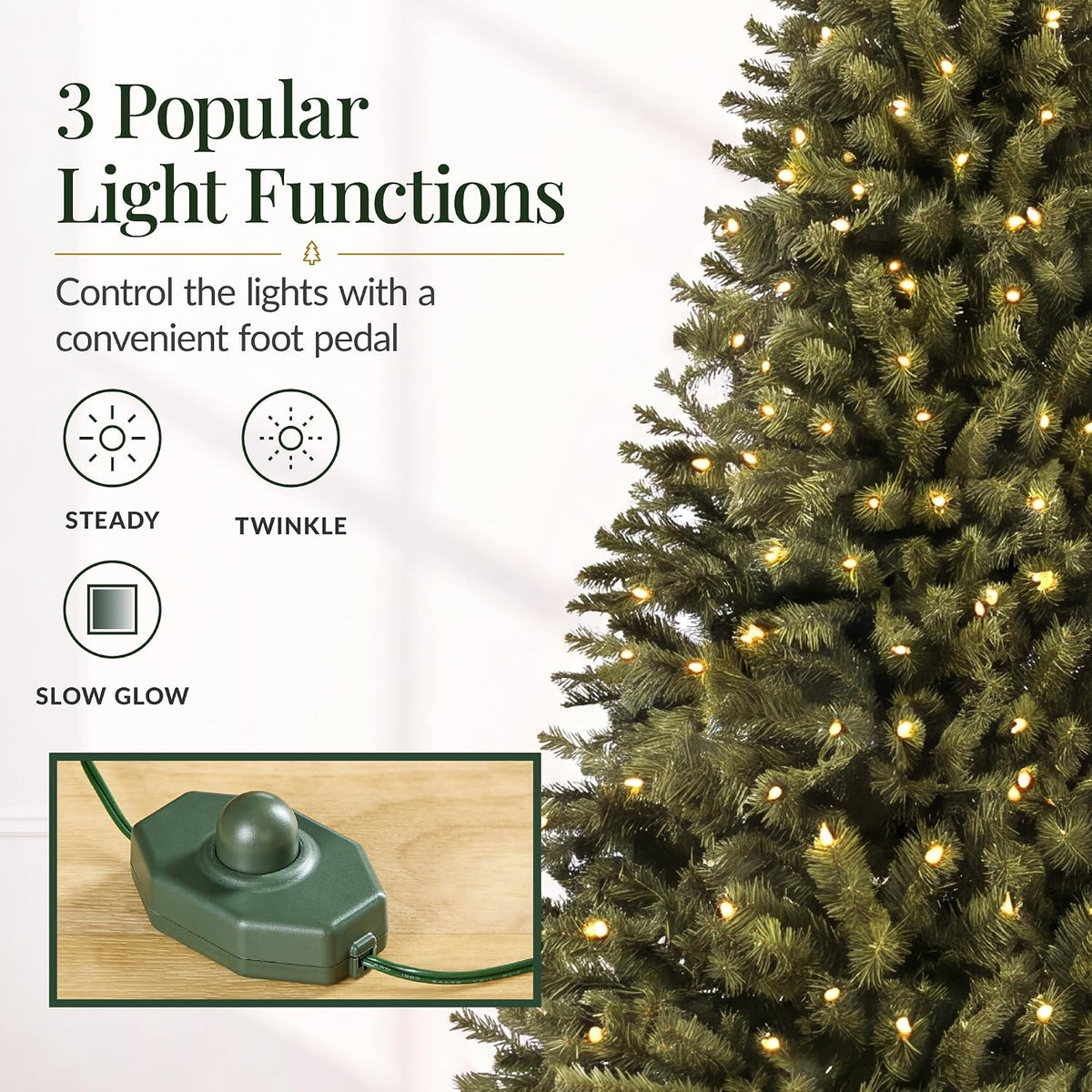 Best Choice Products 6ft Artificial Christmas Tree with LED Twinkling Lights, Pre-Lit Spruce Realistic Holiday Xmas Décor, 250 Lights, 798 Tips