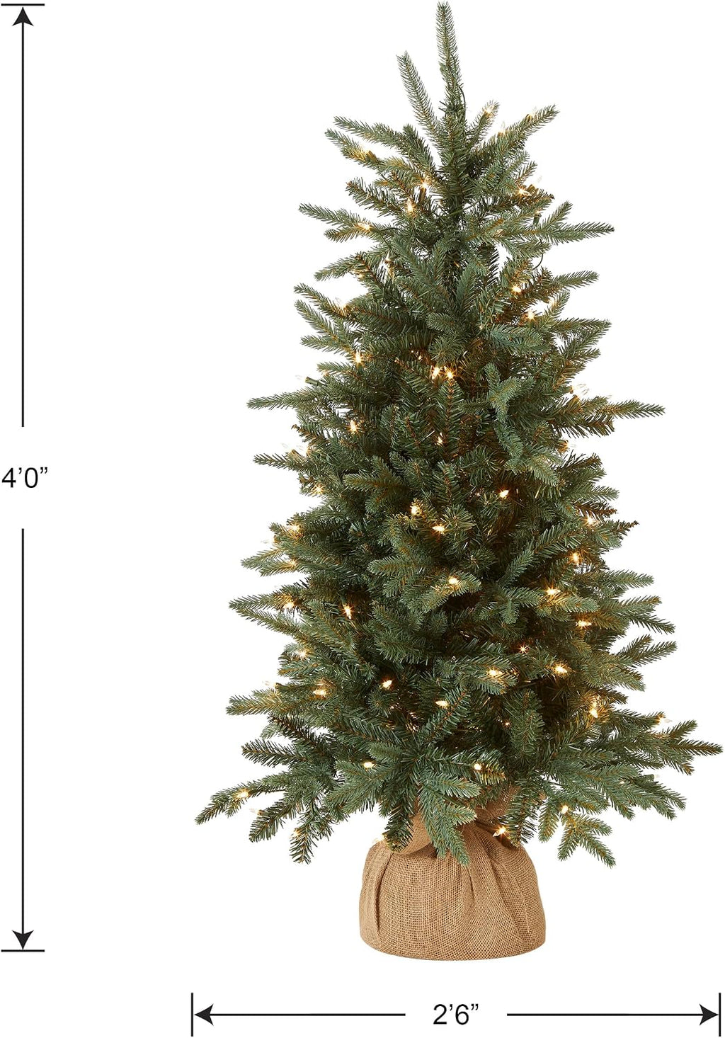 National Tree Company 4ft Pre-Lit Everyday Collection Mini Christmas Tree