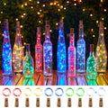 Brightown 10 Pack 7ft Battery Operated Wine Bottle Lights with Cork