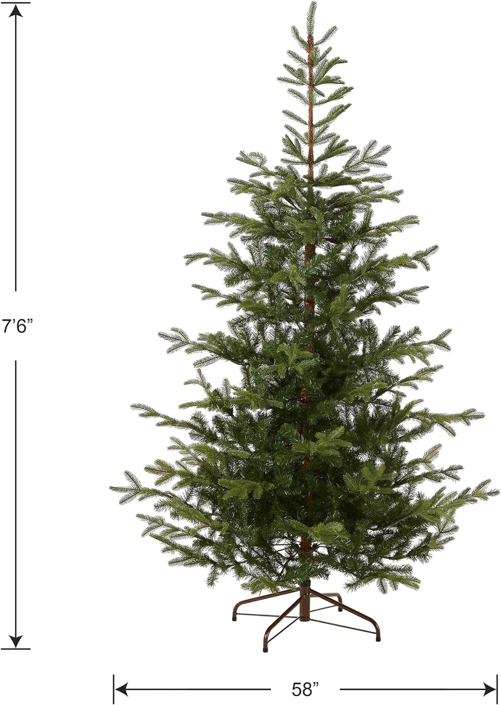 National Tree Company 7.5ft Unlit Norwegian Spruce Christmas Tree