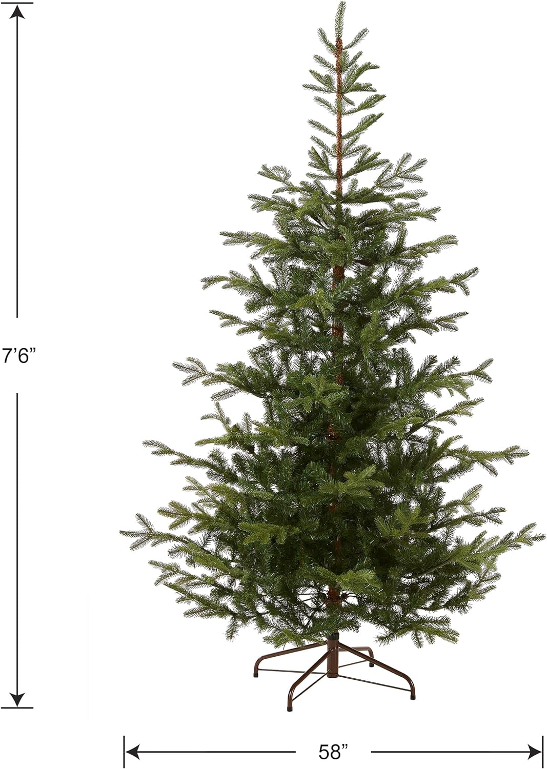 National Tree Company 7.5ft Unlit Norwegian Spruce Christmas Tree