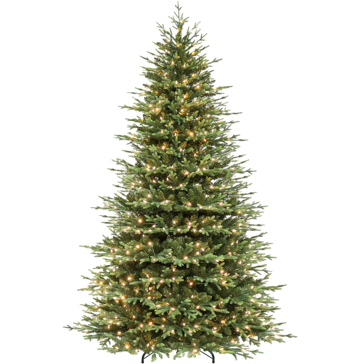 Hykolity 7.5 ft Prelit Christmas Tree with Realistic PE Foliage