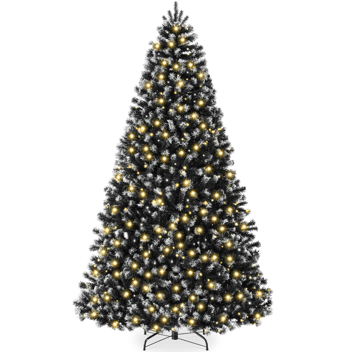Best Choice Products 6ft Artificial Christmas Tree with LED Twinkling Lights, Pre-Lit Spruce Realistic Holiday Xmas Décor, 250 Lights, 798 Tips