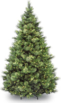 National Tree Company 7.5ft Pre-Lit Carolina Pine Artificial Christmas Tree