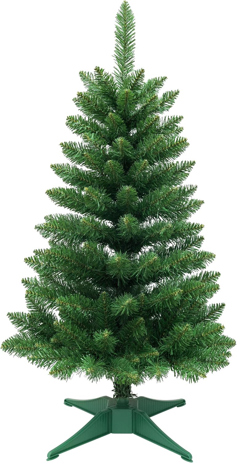 3FT Artificial Small Christmas Tree Mini Tabletop Decor Green