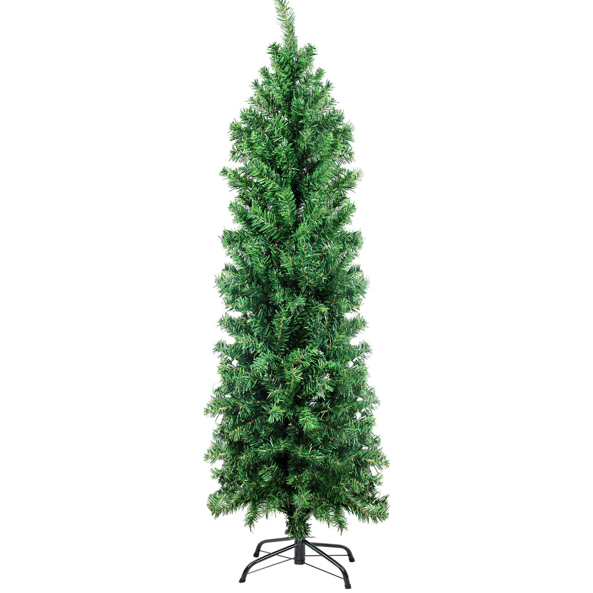 Suunyglade 4FT Green Artificial Christmas Tree, Premium Hinged Pine Tree