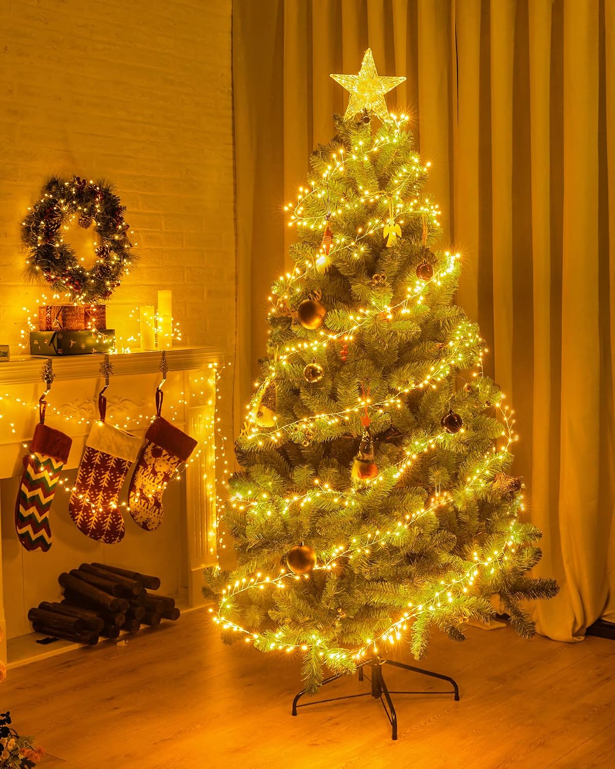 Minetom Fairy Lights Battery Operated, Twinkle String Lights 5ft 60LED
