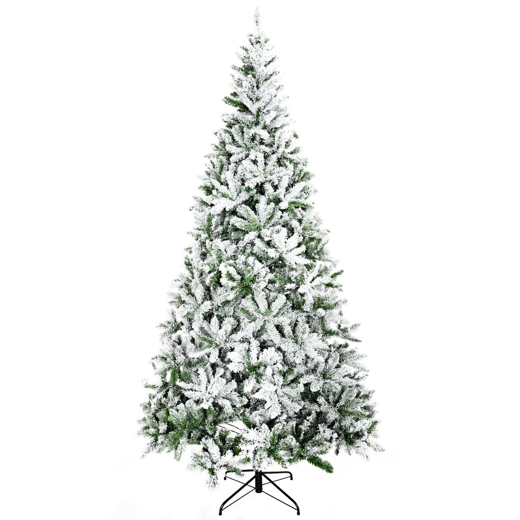HOMCOM 7.5 Foot Artificial Christmas Tree, Nordic Pine, Green