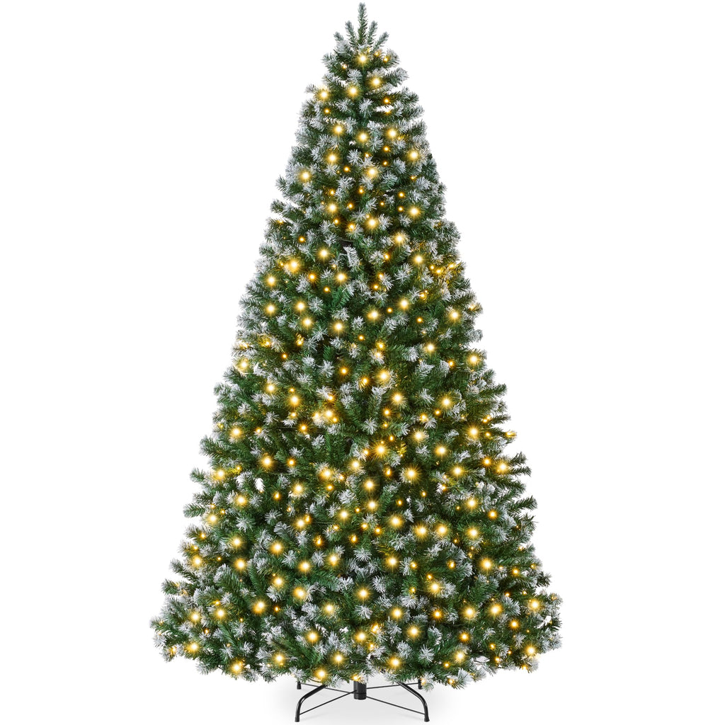 Best Choice Products 6ft Artificial Christmas Tree with LED Twinkling Lights, Pre-Lit Spruce Realistic Holiday Xmas Décor, 250 Lights, 798 Tips