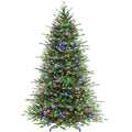 Hykolity 7.5 ft Prelit Christmas Tree with Realistic PE Foliage